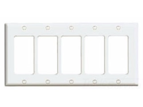 TAPA DECORA 5 DEVICES WHT