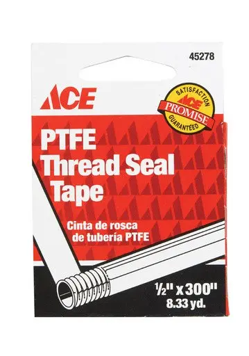 [45278] Ace Blue 1/2 in. W X 300 in. L Thread Seal Tape