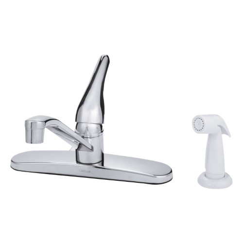 [4548624] OakBrook  Washerless Cartridge  One Handle  Chrome  Kitchen Faucet  Side Sprayer Included