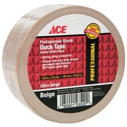 Ace 1.88 in. W X 20 Yd L Beige Solid Duct Tape