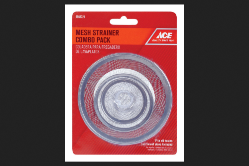 Ace 2-1/4 in. D Stainless Steel Stainless Steel Mesh Strainer