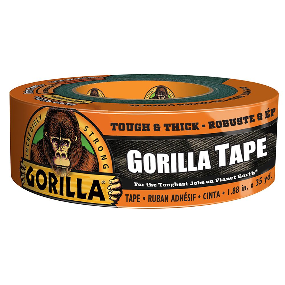 [4595567] Gorilla Tape 3' Core 1.88' X 30 Yds Black 105629