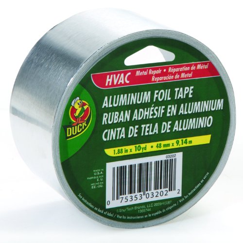 Duck 1.88 in. W X 10 Yd L Chrome Metal Repair Tape
