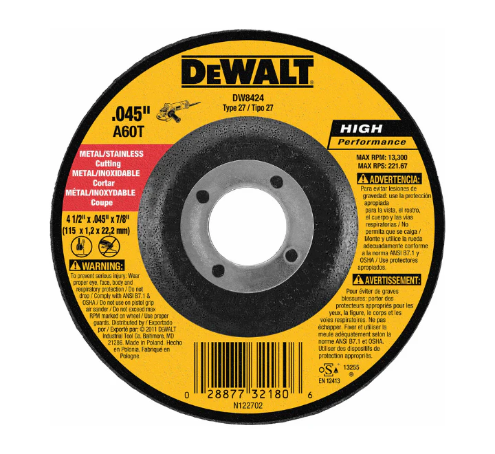 [475010367] DISCO C/METAL 4-1/2X.045X7/8
