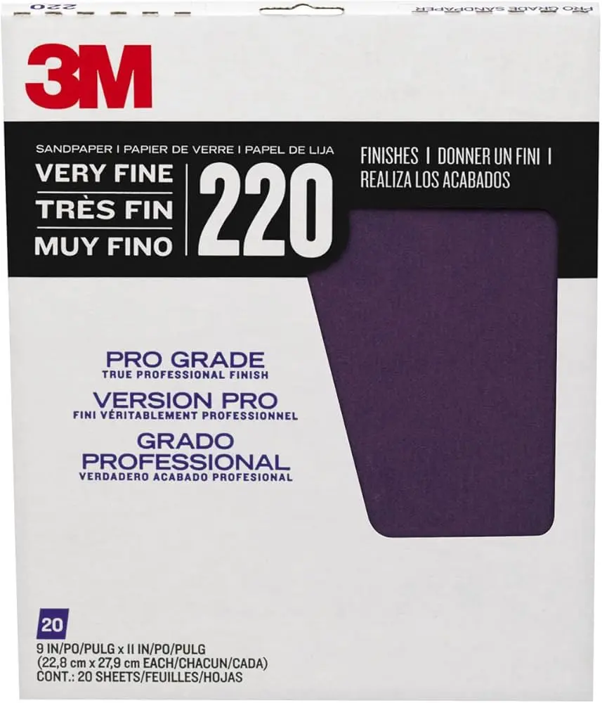 3M LIJA MADERA #220