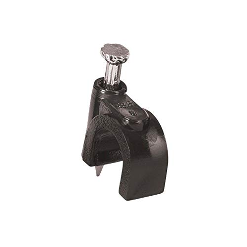 Cleat Curve, 8 Mm, Black, Bag 20 Parts
