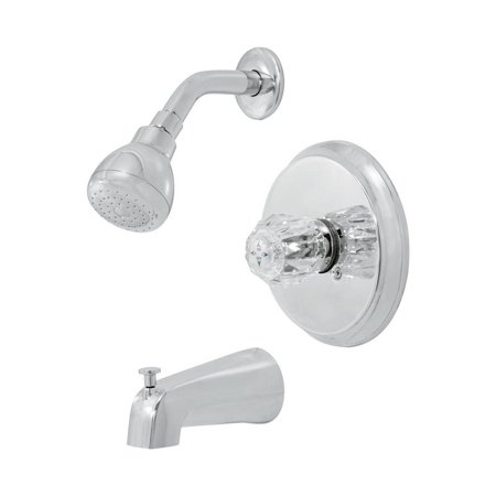 FAUCT TUB&SHOWER1H CHRM