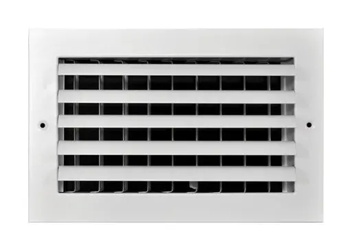 [4907291] Tru Aire 4 in. H X 8 in. W 1-Way White Aluminum Wall/Ceiling Register