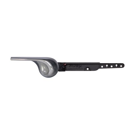Korky Strong Arm Flush Handle Black Chrome for Universal