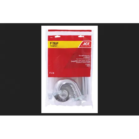 P TRAP 1-1/4" 22GA CHROM