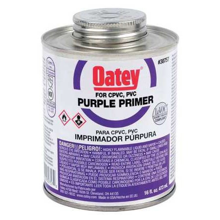Oatey Purple Primer for CPVC/PVC 16 Oz