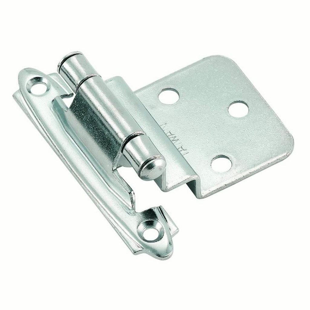 Amerock 2.75 in. L Polished Chrome Cabinet Hinge 2 Pk