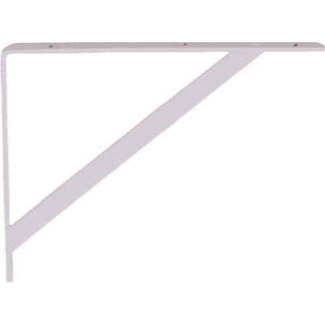 111BC 12â€ Super Strength Shelf Bracket - White