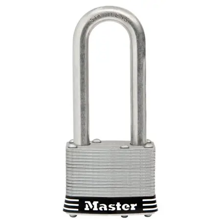 [5006956] Master Lock 4-3/8 in. H X 2 in. W Laminated Steel 4-Pin Tumbler Weather-Resistant Padlock