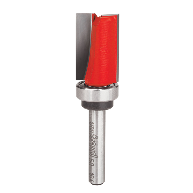 Freud 5/8 in. D X 5/8 in. X 2-5/8 in. L Carbide Top Bearing Flush Trim Router Bit