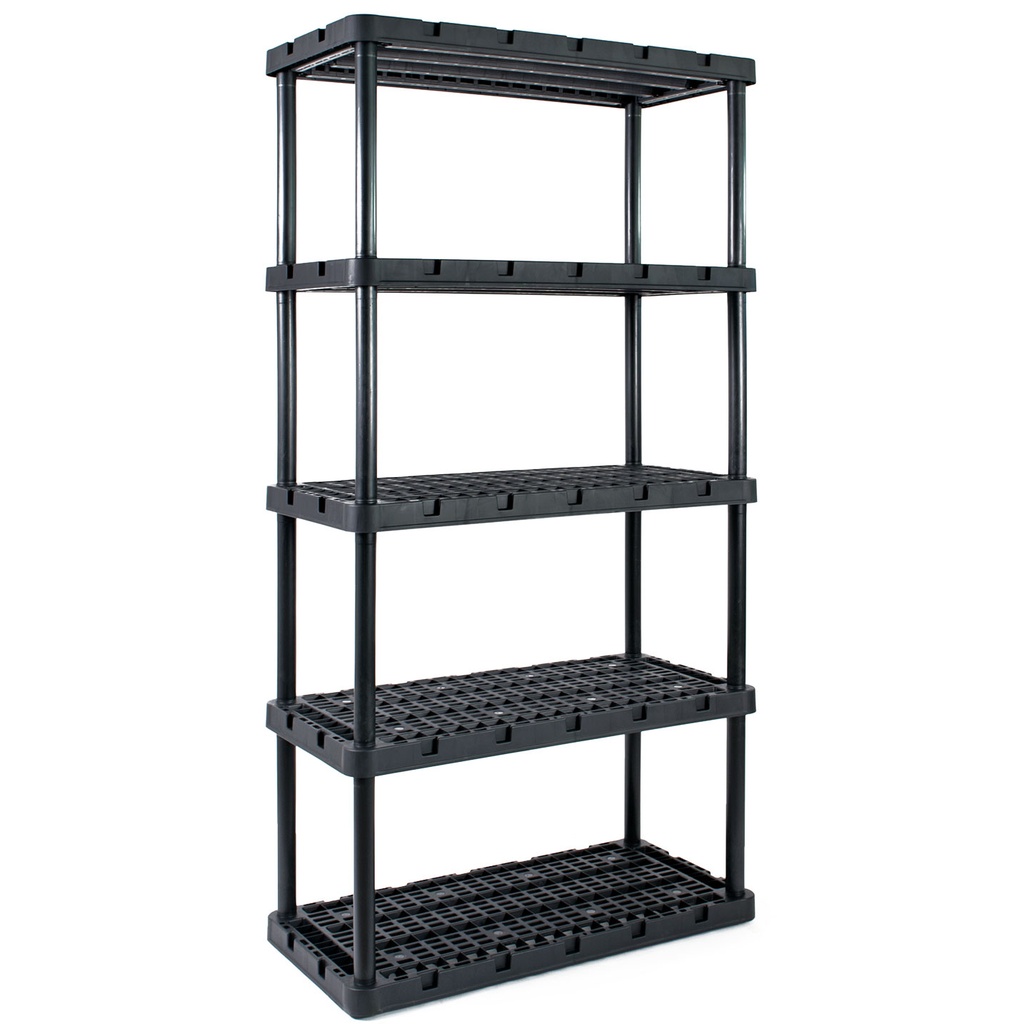 Gracious Living Knect-a-Shelf 72 in. H X 36 in. W X 18 in. D Plastic Shelving Unit