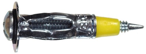 [5015] Hillman 1/8 in. Dia. X 1/8 X-short in. L Metal Round Head Drive Wall Anchors 2 Pack