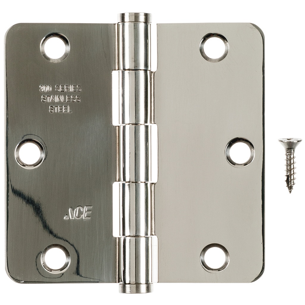 HINGE 3.5" SS ACE 1PK