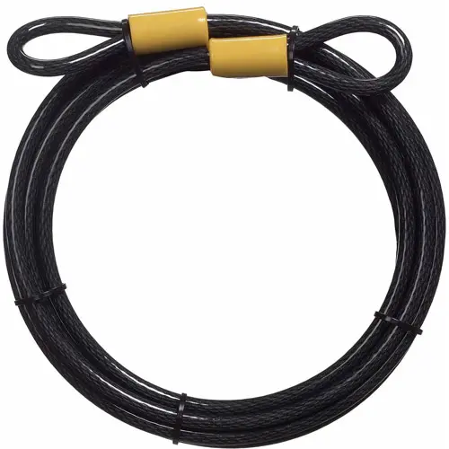 Master Lock 3/8 in. D X 180 in. L Vinyl Coated Steel Flexible Braided Steel Cable