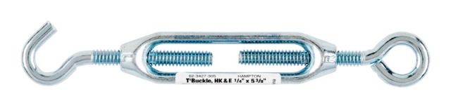 [51625] Hampton Zinc-Plated Aluminum/Steel Turnbuckle 160 Lb.