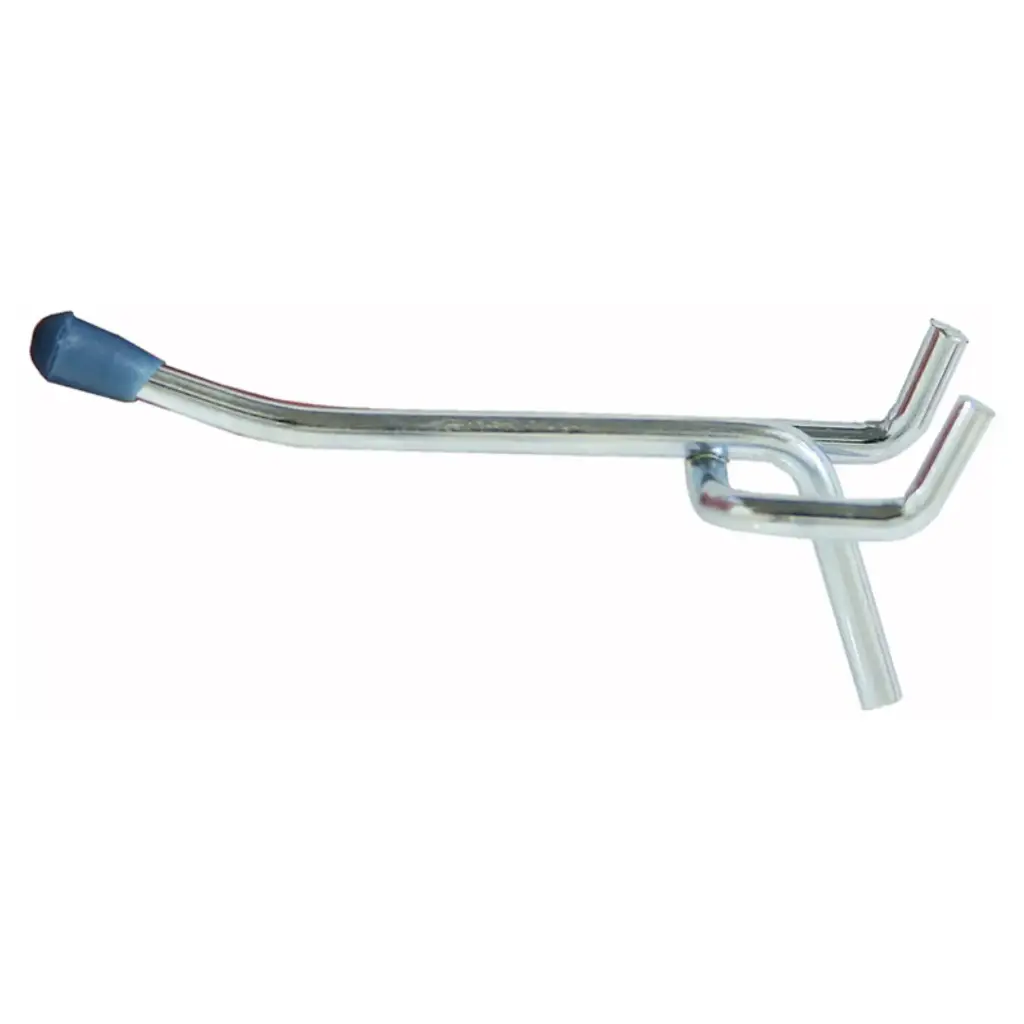 Crawford Zinc Plated Silver Steel 4 in. Peg Hooks 3 Pk