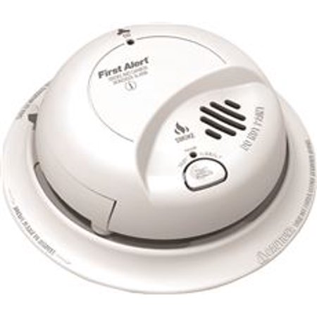[5268503] First Alert BRK SC9120B 85-Decibel Ionization Hardwired Smoke and Electrochemical Carbon Monoxide Detector with Battery Backup