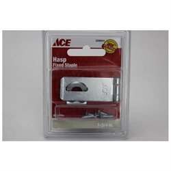 [5286844] Ace Zinc 1-3/4 in. L Fixed Staple Safety Hasp 1 Pk