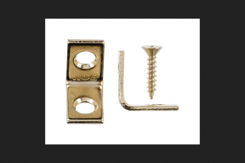 Ace Inside L Corner Brace 3/4 in. X 1/2 in. Brass