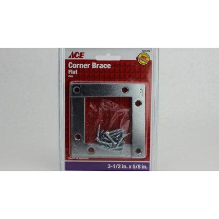 CORNER BRACE FLAT3-1/2ZN