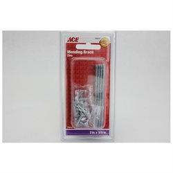 [5292107] 3 X 5/8  Zinc Mending Brace Ace Mending Plates 5292107 Zinc Steel 082901138389