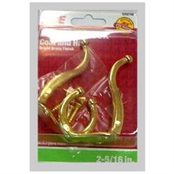 2-1/2" X 1" Coat and Hat Hook Ace Coat Hook 01-3012-112 082901139010