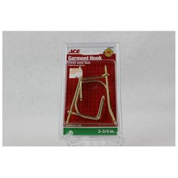 [5292818] 2Pk Garment Coat and Hat Hook Ace Coat Hooks 5292818 Polished Brass 082901139058