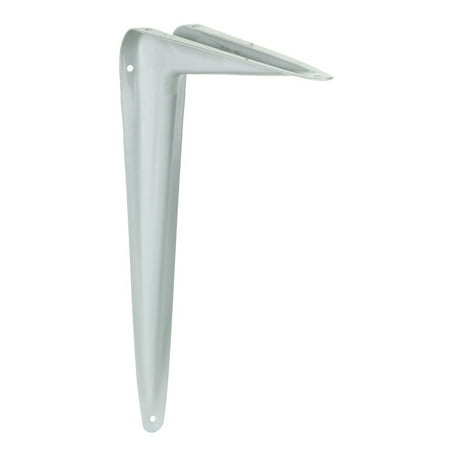 Hampton White Steel Shelf Support 18 Ga. 10 in. L 100 Lb 