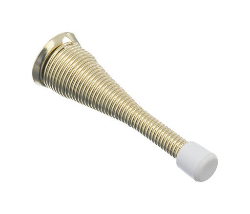 [5294715] 3  Bright Brass Spring Door Stop CD/2 Ace Doorstops 5294715 082901140351