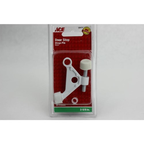 Ace Metal Hinge Mount Door Stop 2-5/8 in. L White