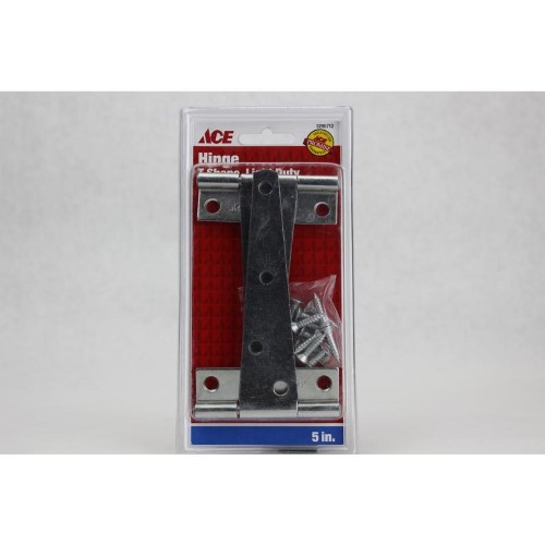 5 in. L Zinc-Plated Light Duty T Hinge 01-3414-232 (2 per Pack)