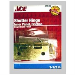 [5296462] Ace 1-1/2 in. L Bright Brass Shutter Hinge 2 Pk