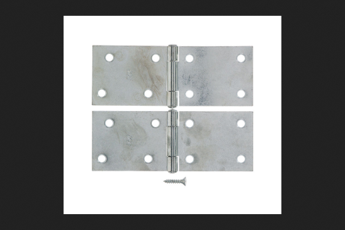 [5298252] Ace 3.75 in. W X 2 in. L Zinc Plated Zinc Backflip Hinge 2 Pk