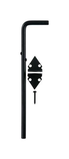 CANE BOLT 1/2X12" BLK