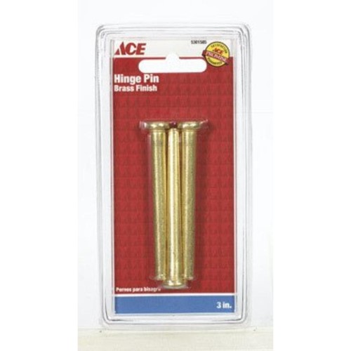 [5301585] Ace 3 in. L Satin Brass Hinge Pin 3 Pk