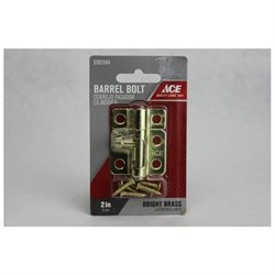 Ace 0.62 in. L Brass Barrel Bolt 1 Pk