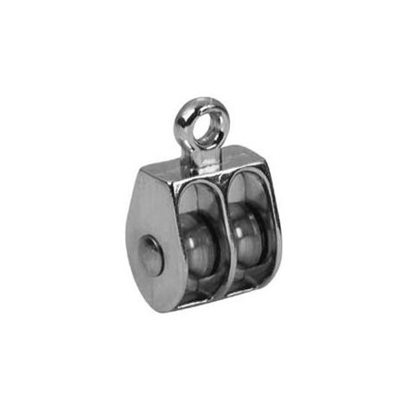 Apex Tool Group LLC Chain T7655212 1  Nickel Rigid Eye Double Sheave Pulley
