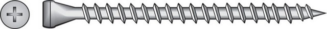 Hillman No. 6 X 2-1/4 in. L Phillips Drywall Screws Trim Head Black Phosphate Fine Thread 10