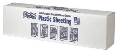 Film-Gard Plastic Sheeting 6 Mil X 20 Ft. W X 100 Ft. L Polyethylene Black 1 Pk