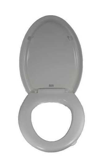 [5350110.020] AMERICAN STANDARD 5350110.020 Slow Close Toilet Seat, Elongated 18" Closed
