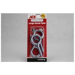 2-5/16  Zinc Plated Large Screw Eyes Ace Nails  Screws  & Staples 5360326