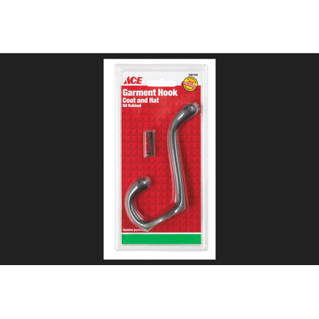 Ace Medium Garment Hook 3-1/2 in. L Metal 1 Pk