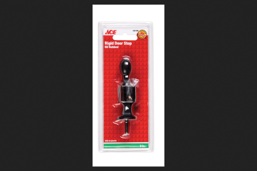[5367586] Ace 3 in. W Metal Oil Rubbed Bronze Bronze Rigid Door Stop W/Holder Mounts to Door and Wall