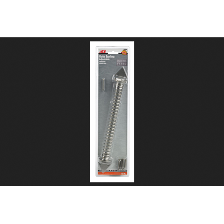 Ace 12 in. D X 1.57 in. L Stainless Steel Gate Spring
