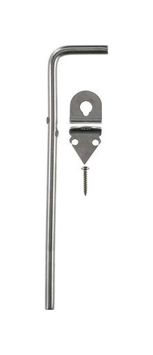 Ace 12 in. L Stainless Steel Cane Bolt 1 Pk